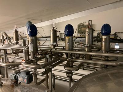 Översiktsbild av Alfa Laval pneumatic valve (17x)